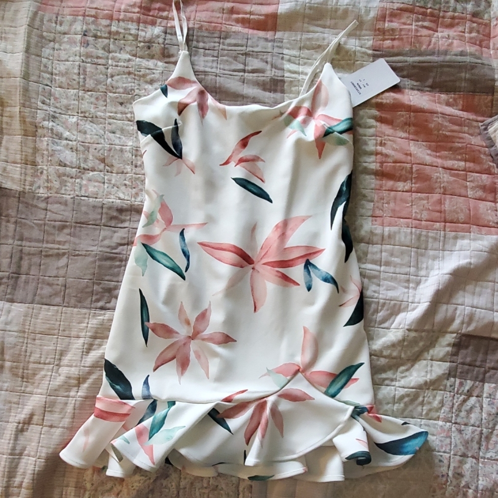 Short floral dress